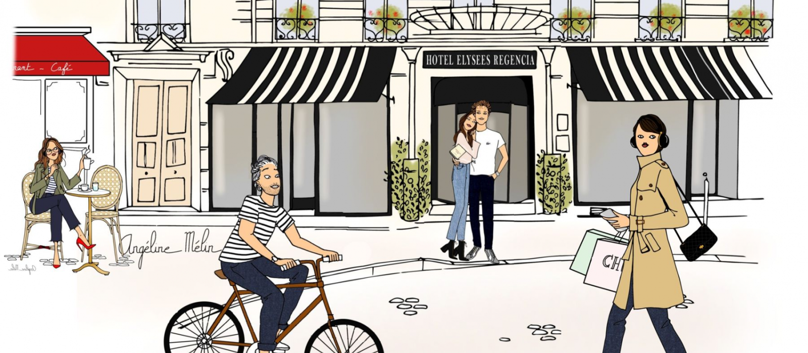 Illustration facade Regencia